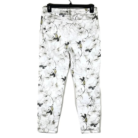 Buffalo David Bitton - Women's Sz 12 - Havana White Jeans High Rise Ankle Skinny - Picture 3 of 13